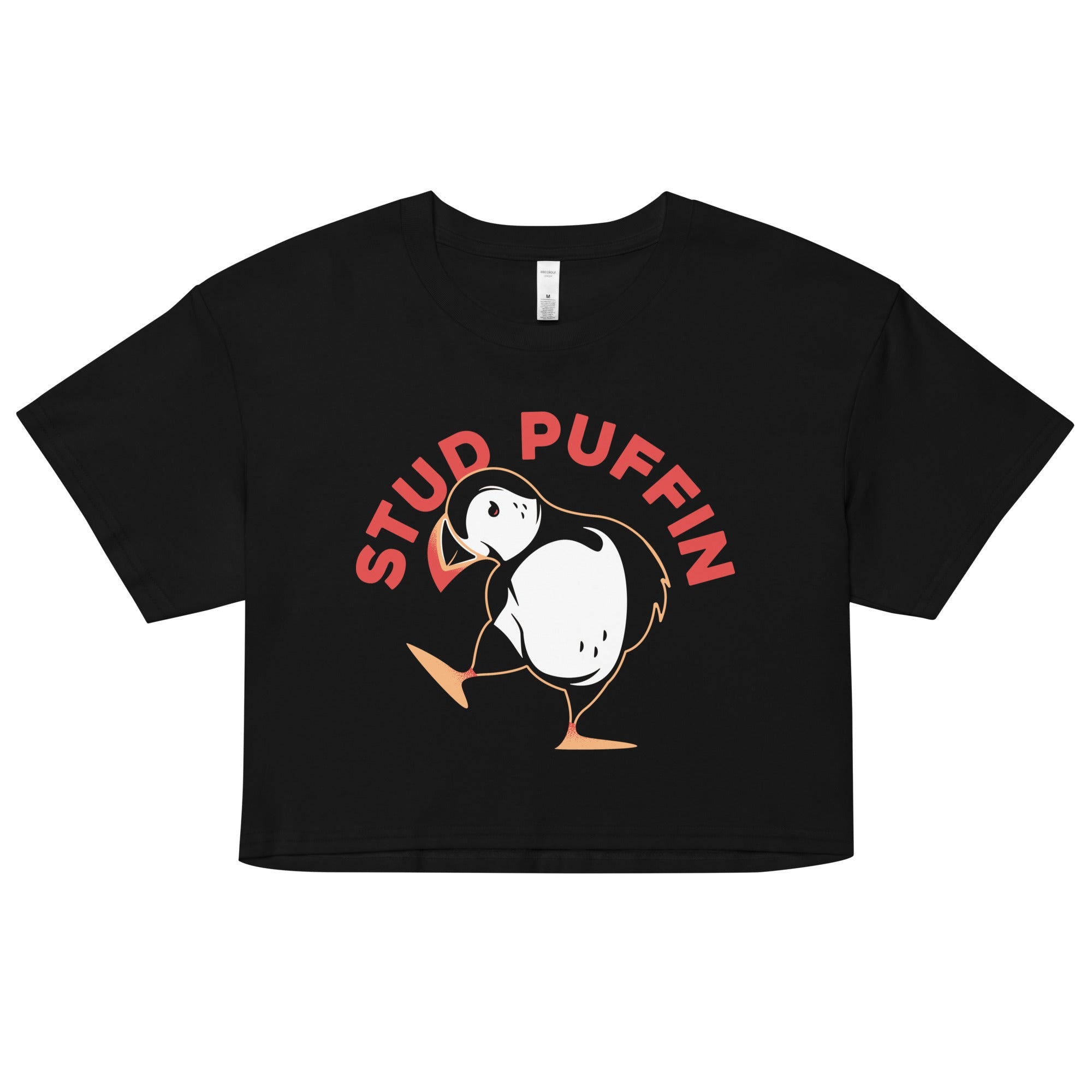 Stud Puffin Women's Crop Tee