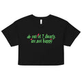 6 Out Of 7 Dwarfs Women's Crop Tee