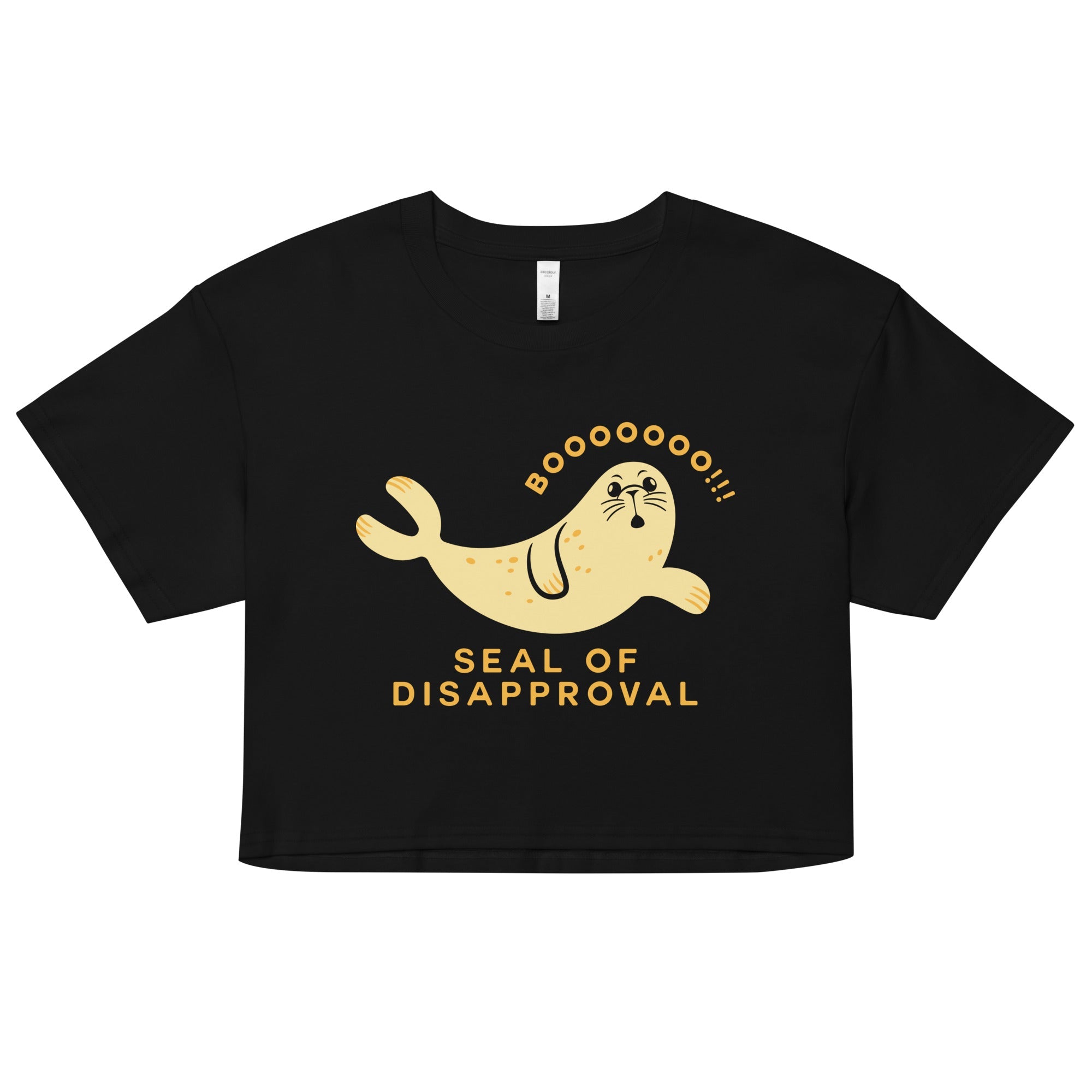 Seal Of Disapproval Women's Crop Tee