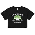 Lettuce, The Taste Of Sadness Women's Crop Tee