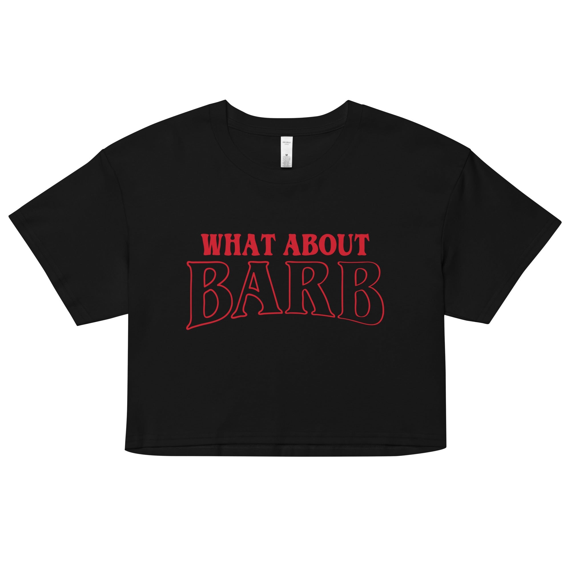 What About Barb? Women's Crop Tee