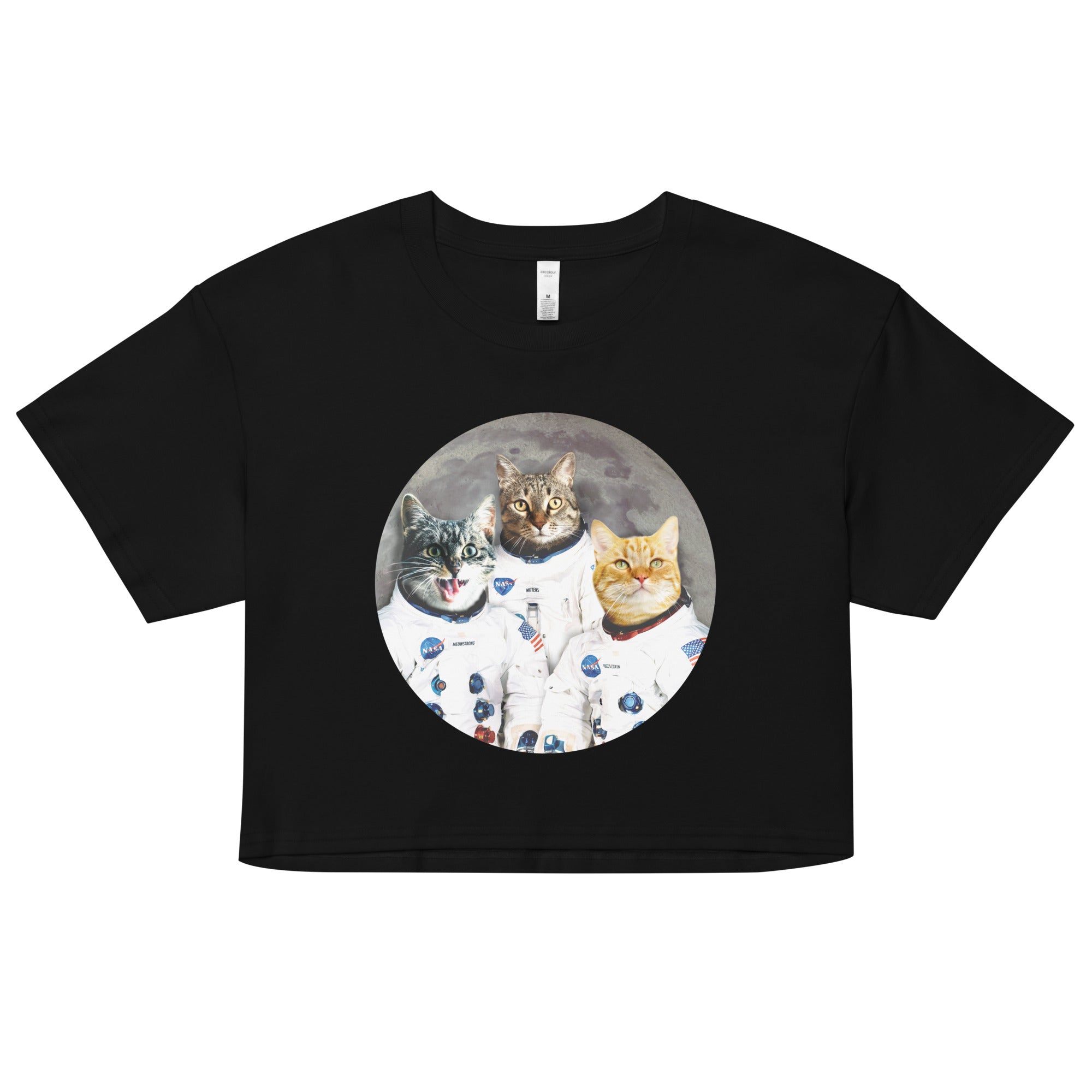 Catstronauts Women's Crop Tee
