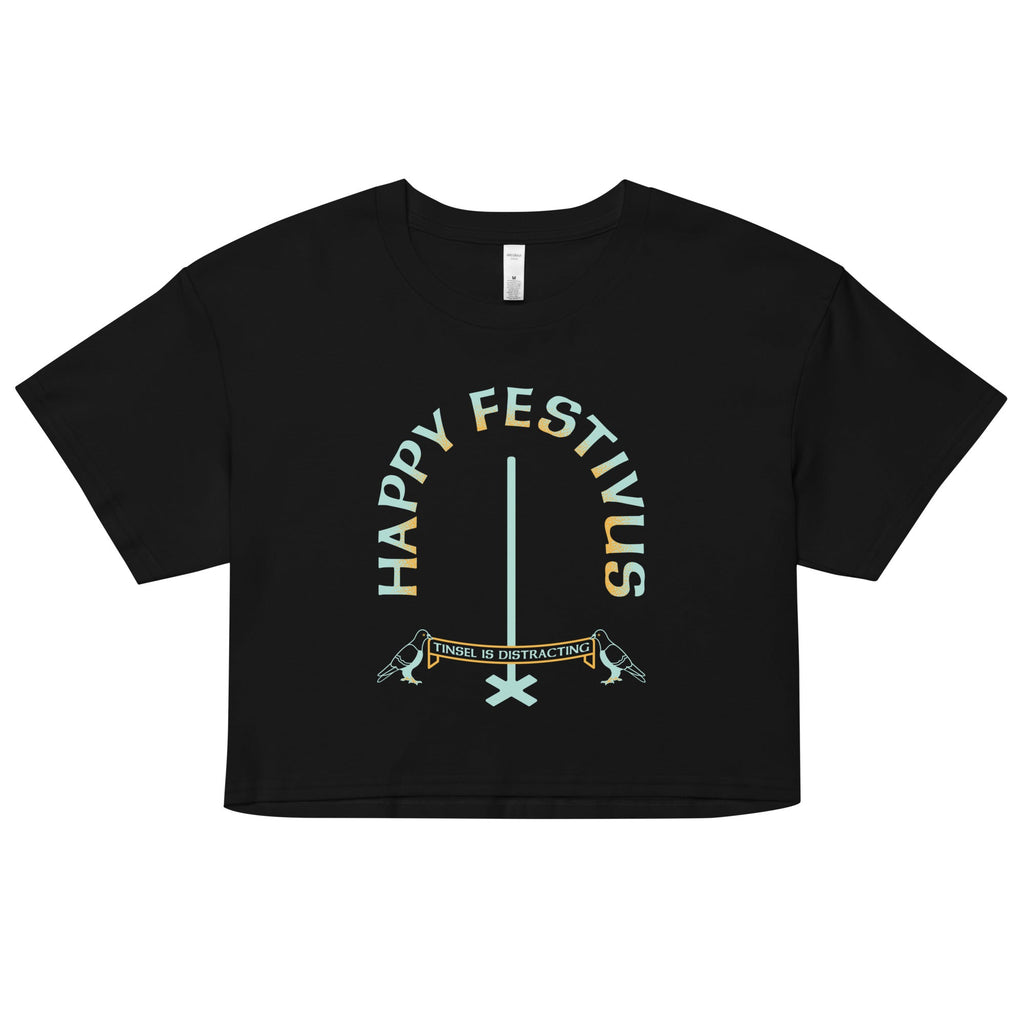 Happy Festivus Women's Crop Tee
