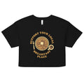 Support Your Local Breakfast Place Women's Crop Tee