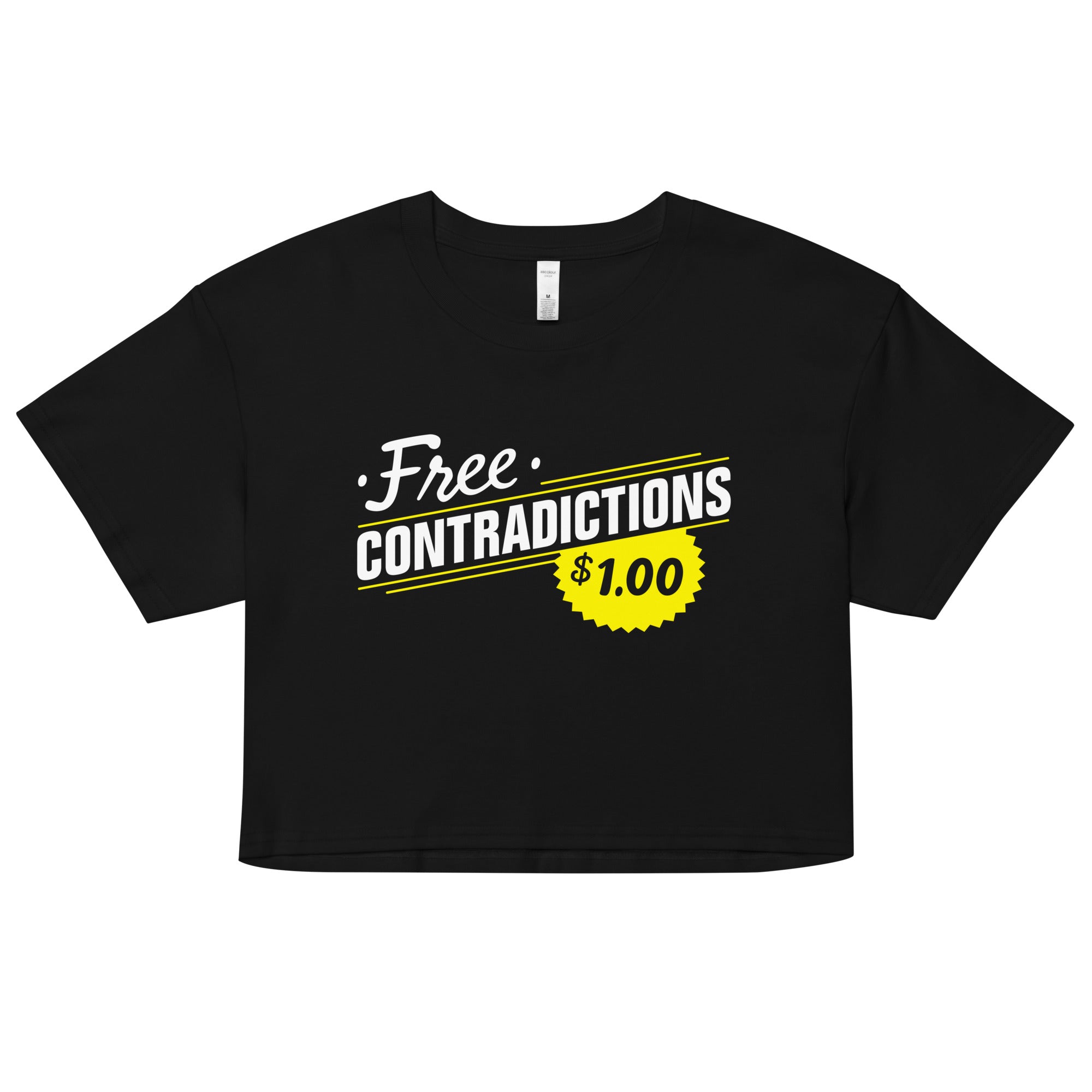 Free Contradictions Women's Crop Tee