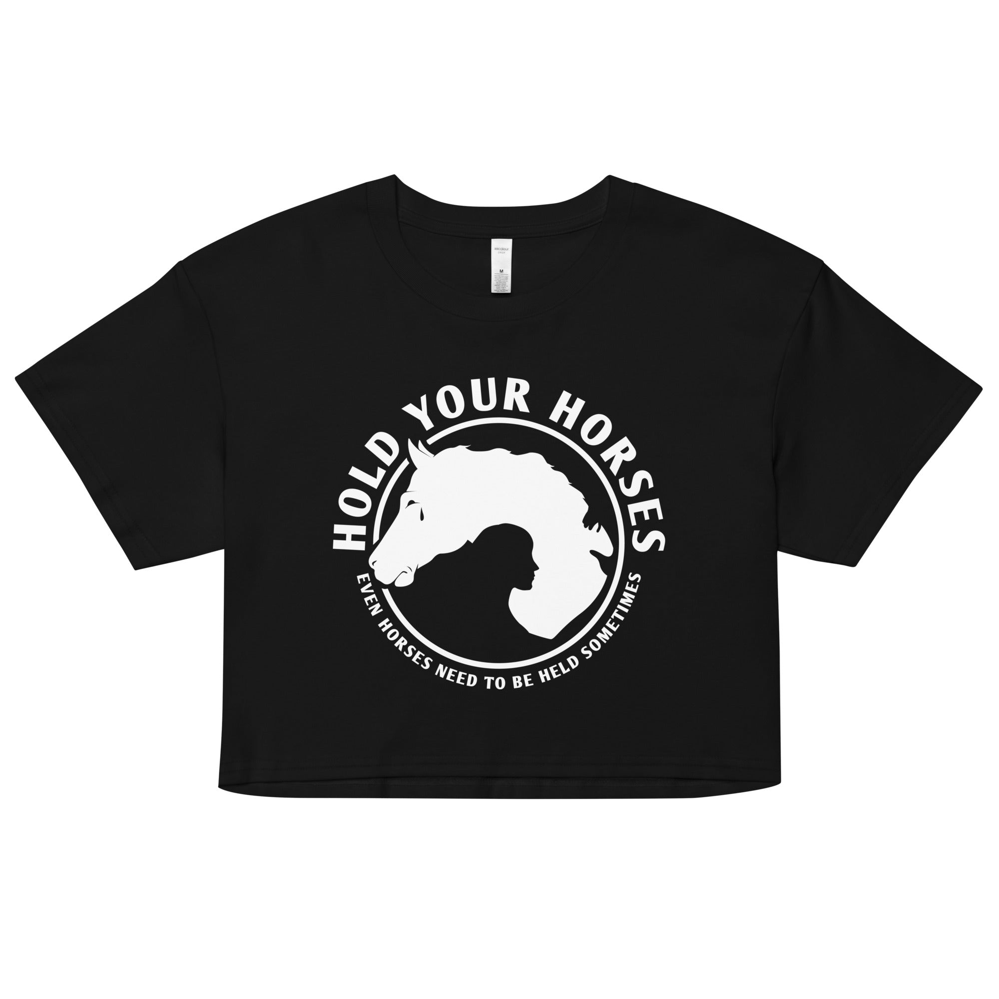 Hold Your Horses Women's Crop Tee