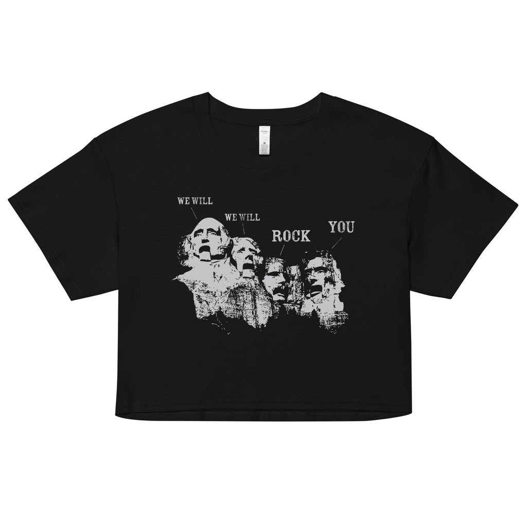 We Will Rock You Women's Crop Tee