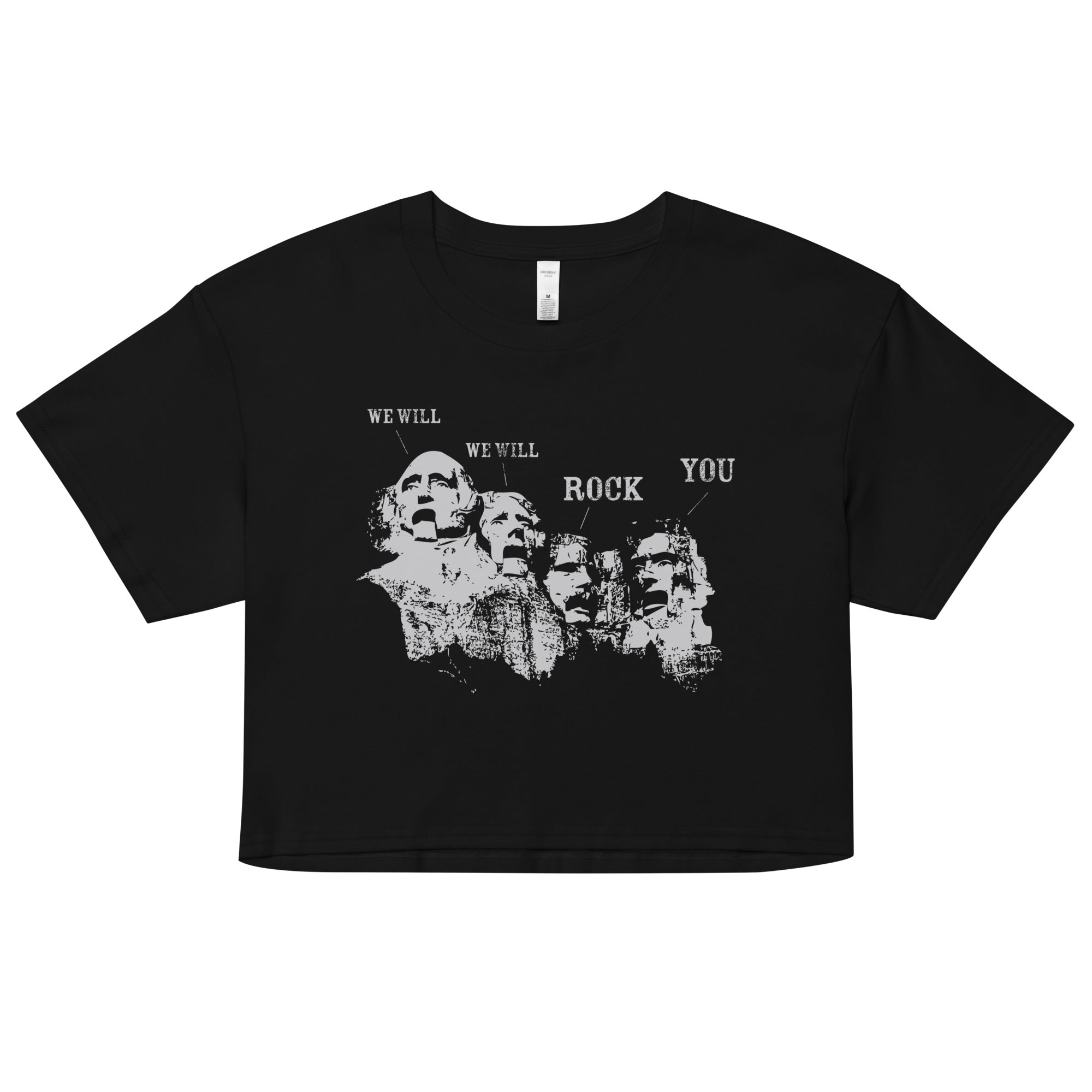 We Will Rock You Women's Crop Tee