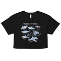 Sharks Of The World Women's Crop Tee
