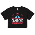 Camacho For President Women's Crop Tee