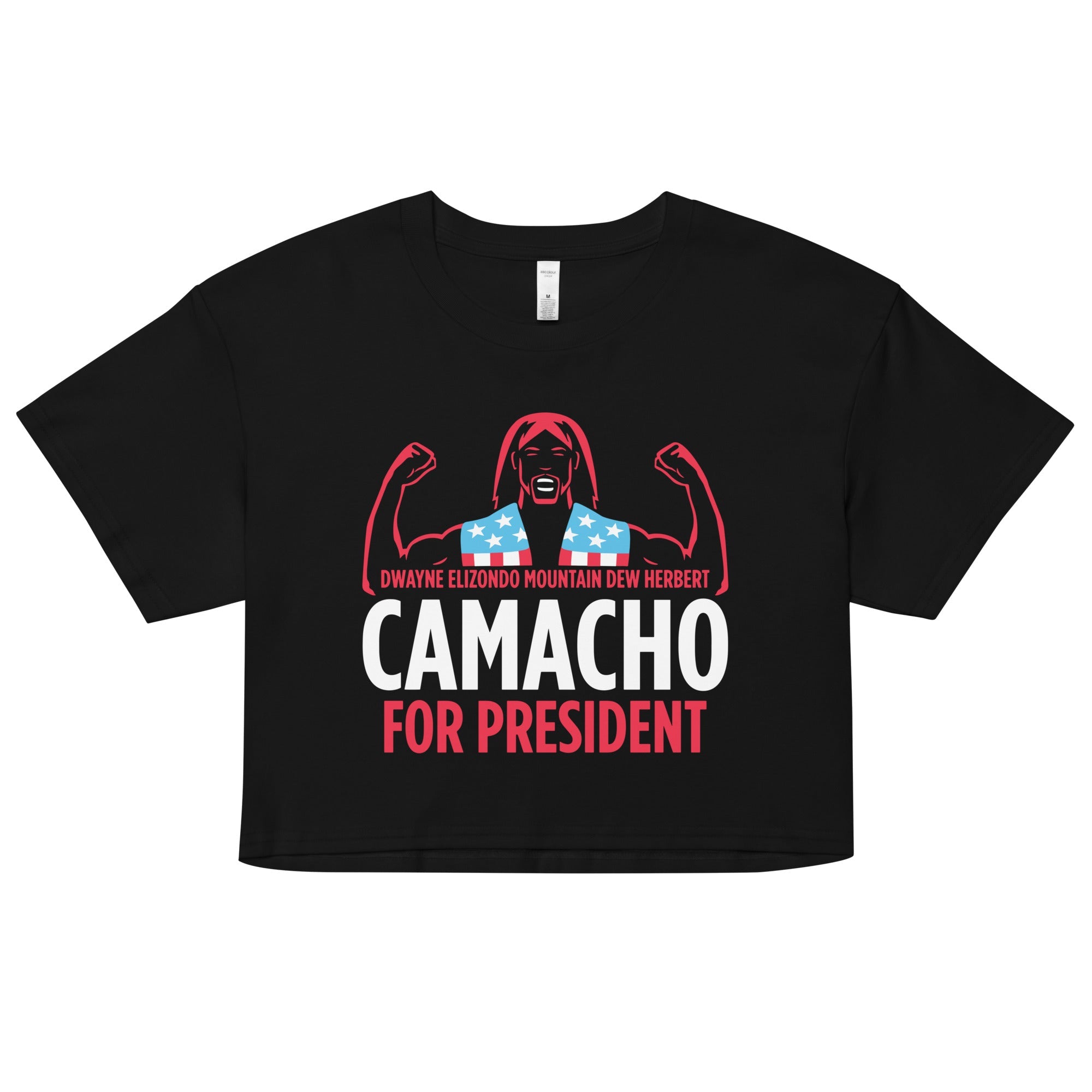 Camacho For President Women's Crop Tee