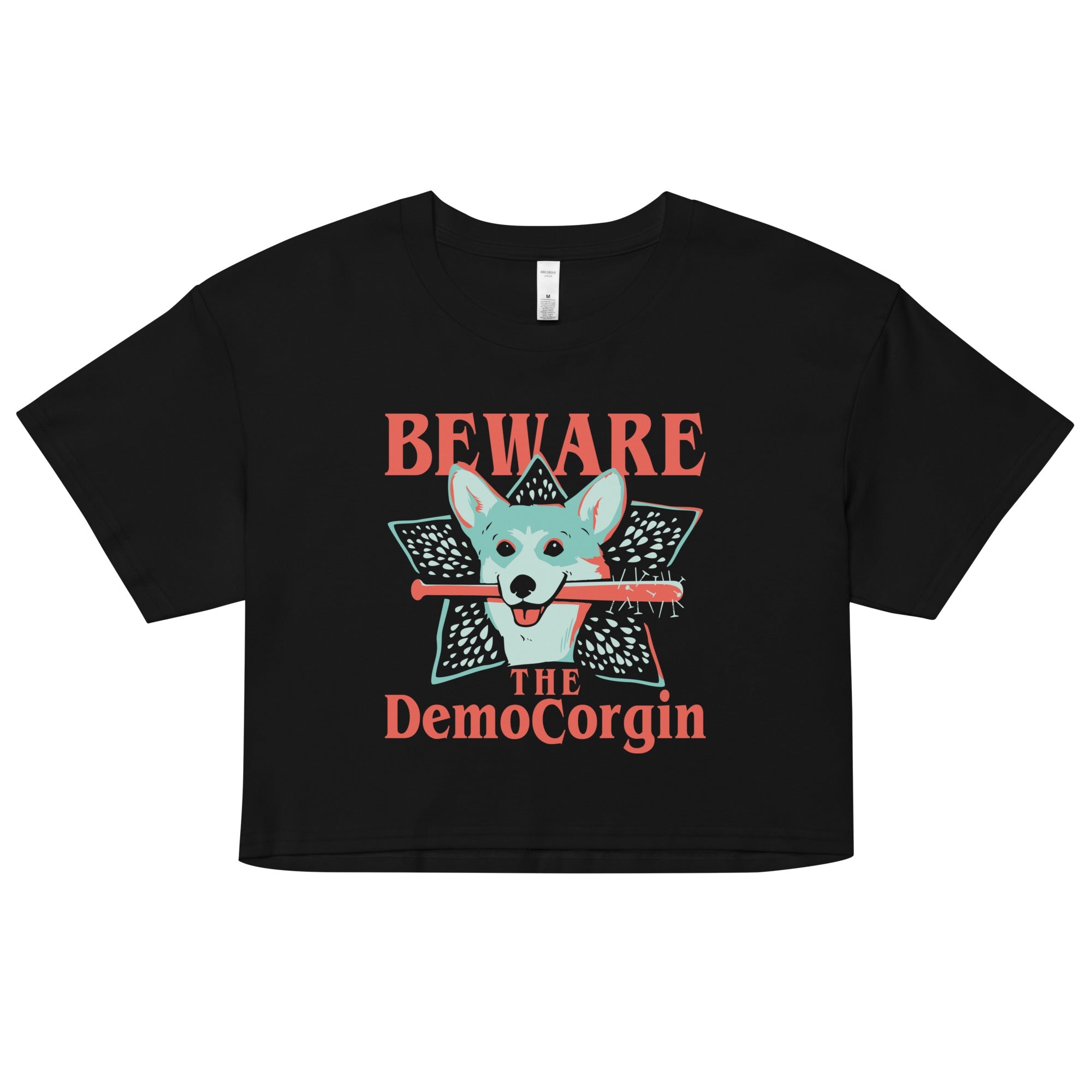 The DemoCorgin Women's Crop Tee