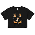 Corgis In Space Women's Crop Tee