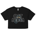 Cat Mom Women's Crop Tee