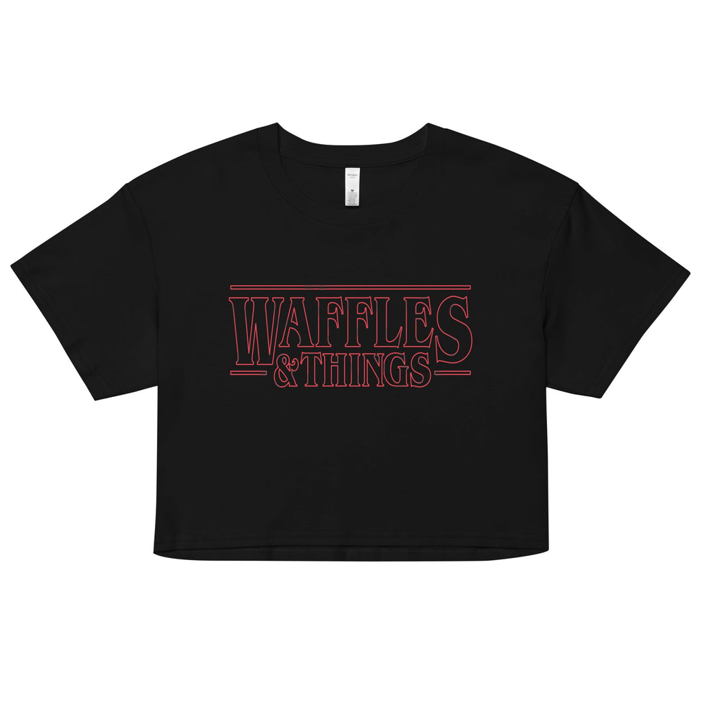 Waffles & Things Women's Crop Tee