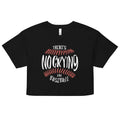There's No Crying In Baseball Women's Crop Tee
