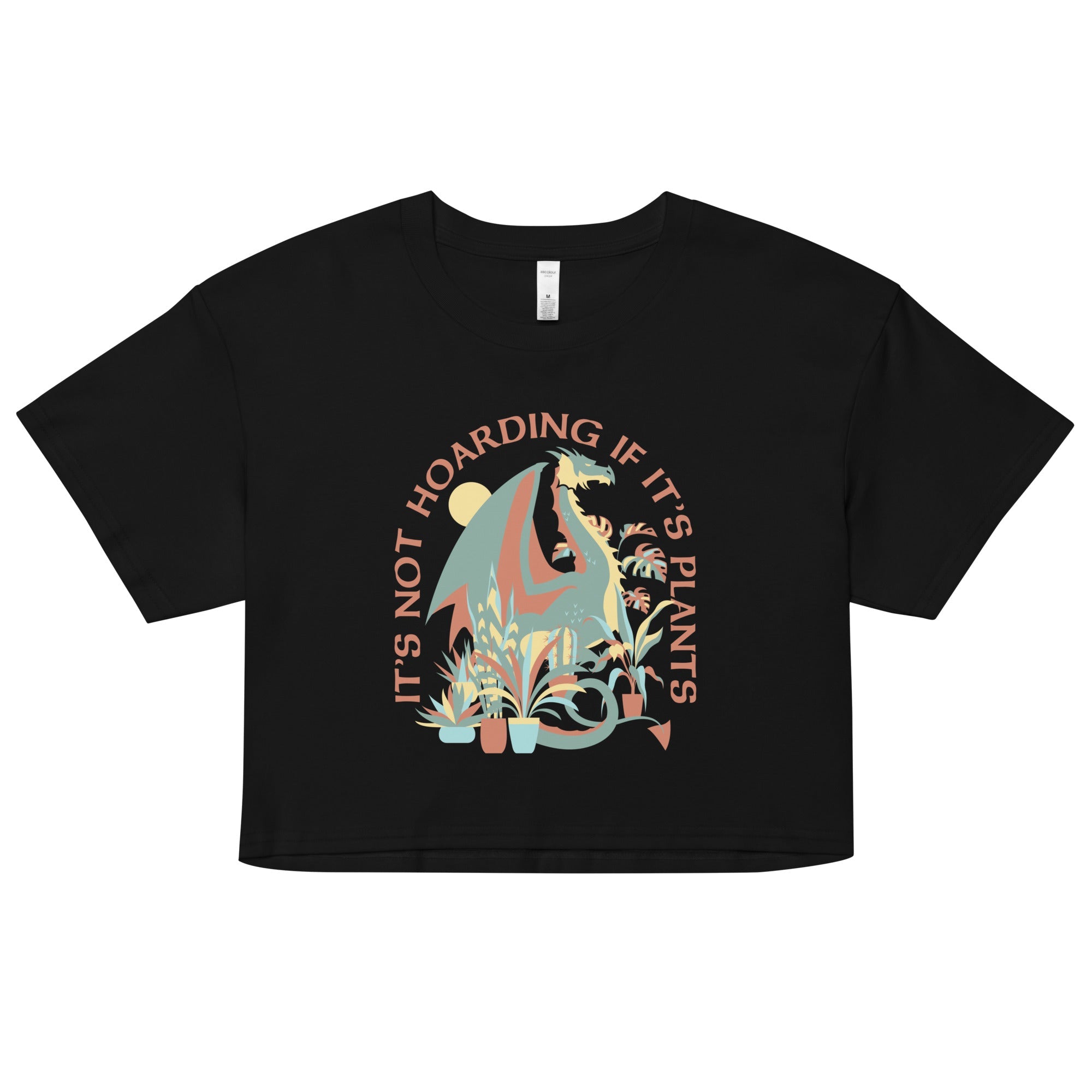 It's Not Hoarding If It's Plants Women's Crop Tee
