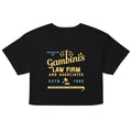 Gambini's Law Firm Women's Crop Tee