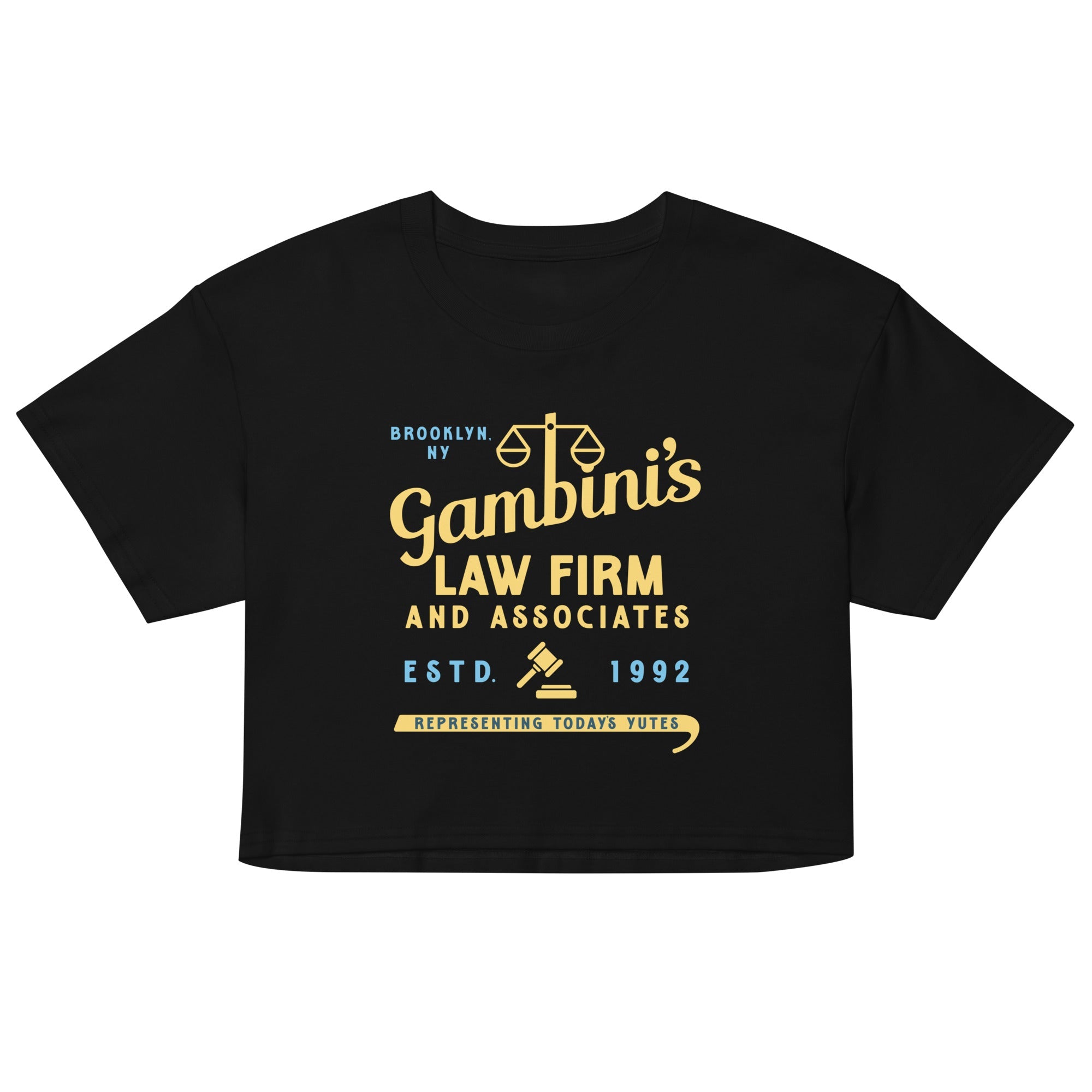 Gambini's Law Firm Women's Crop Tee