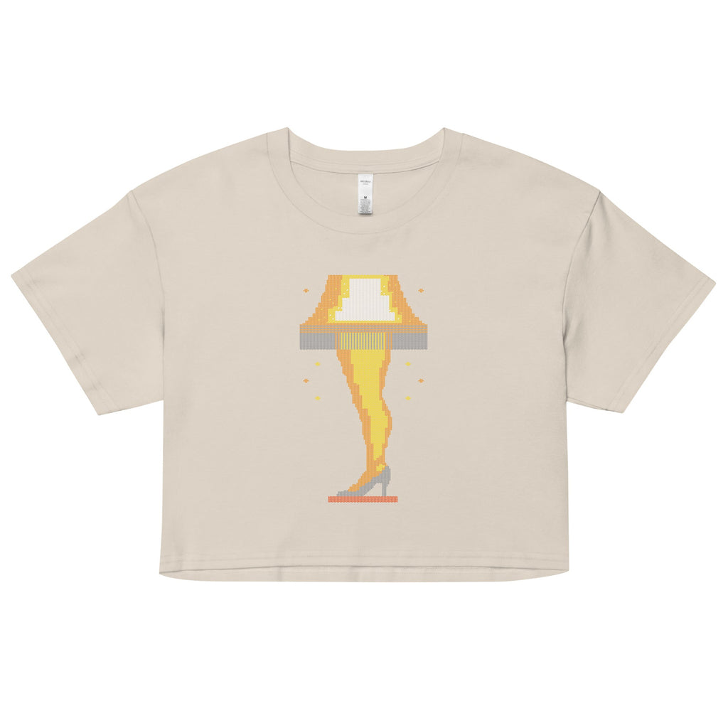 Leg Lamp Sweater Women's Crop Tee