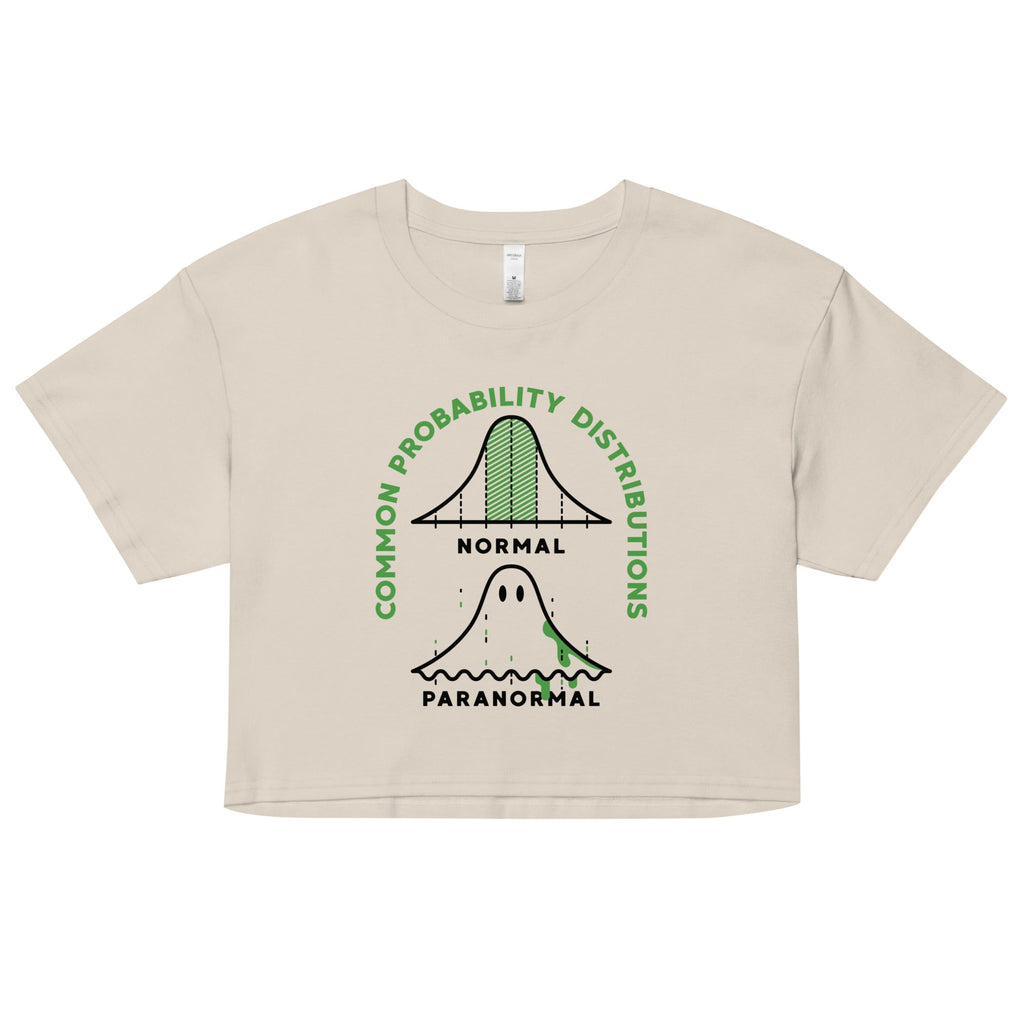 Common Probability Distributions Women's Crop Tee