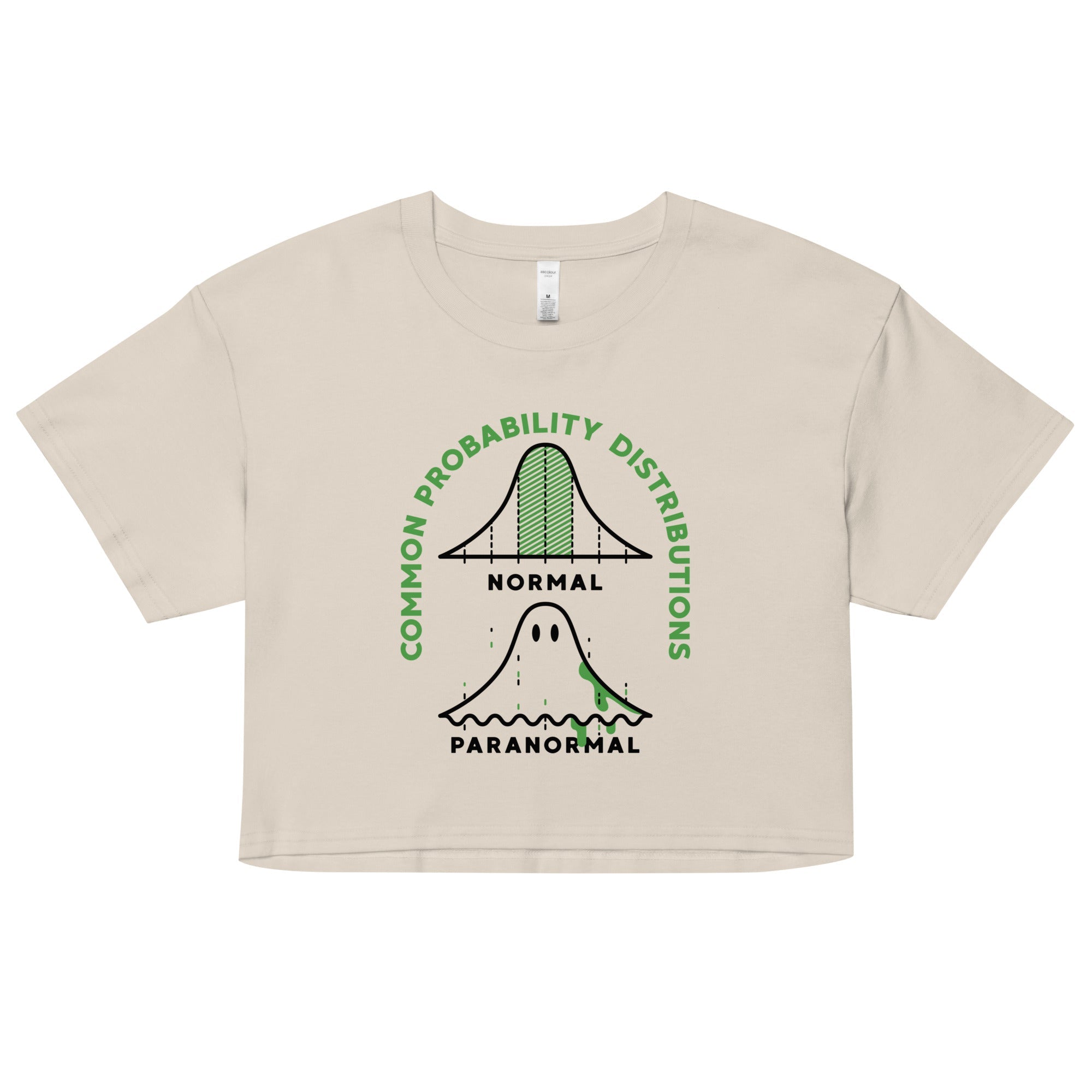 Common Probability Distributions Women's Crop Tee