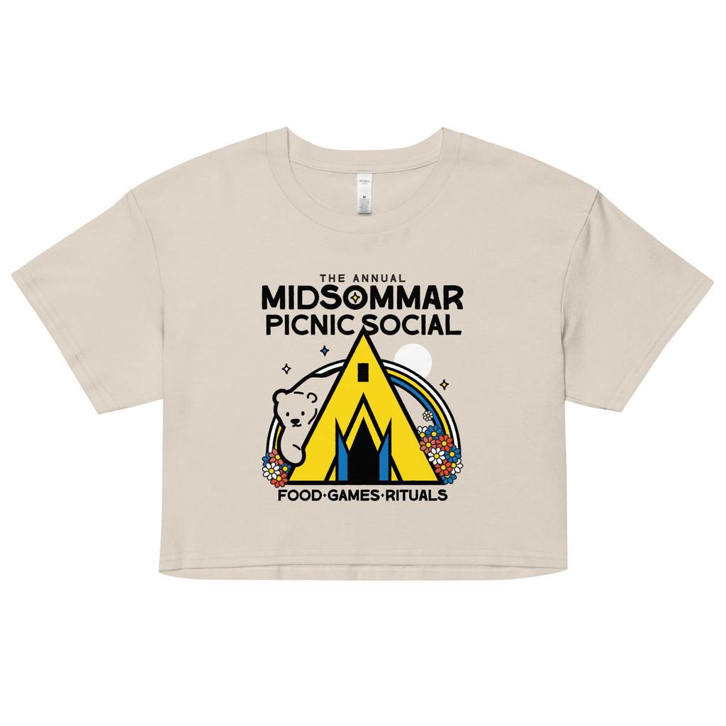 The Annual Midsommar Picnic Social Women's Crop Tee