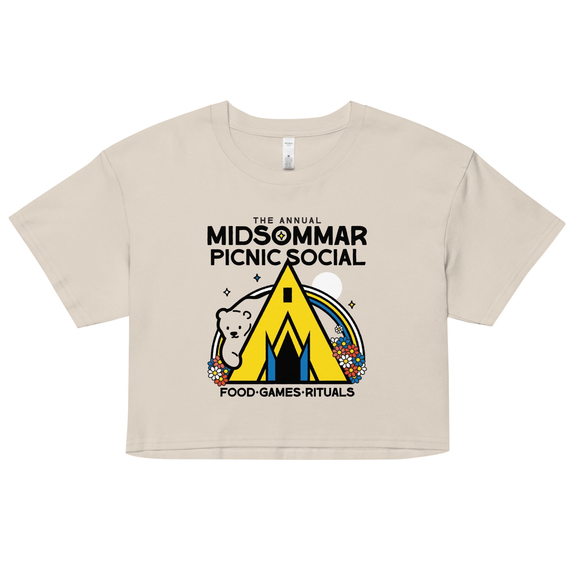The Annual Midsommar Picnic Social Women's Crop Tee