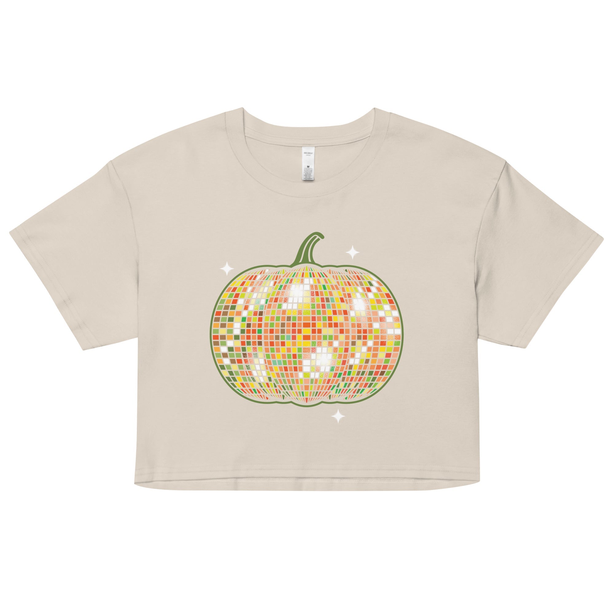 Disco Pumpkin Women's Crop Tee