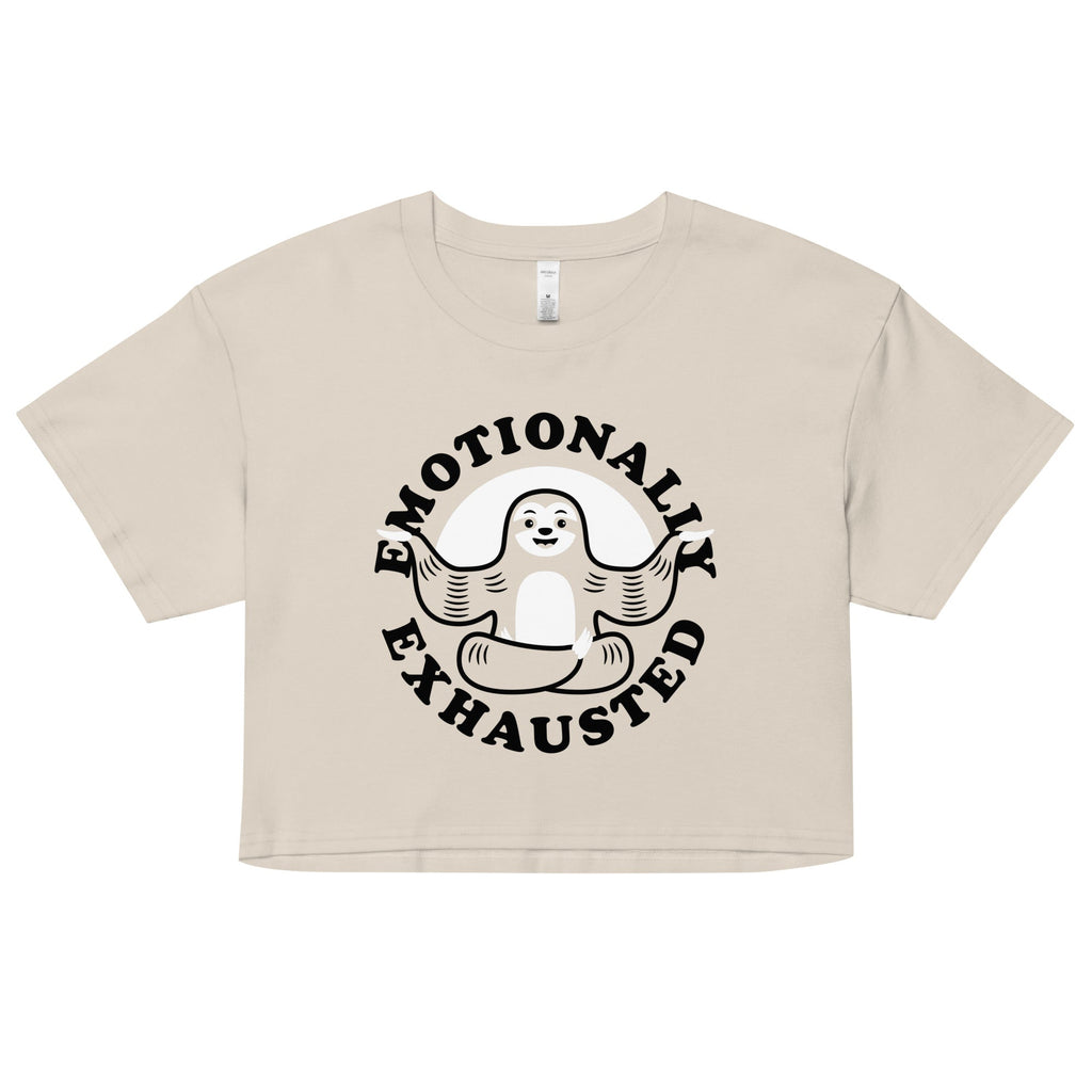 Emotionally Exhausted Women's Crop Tee