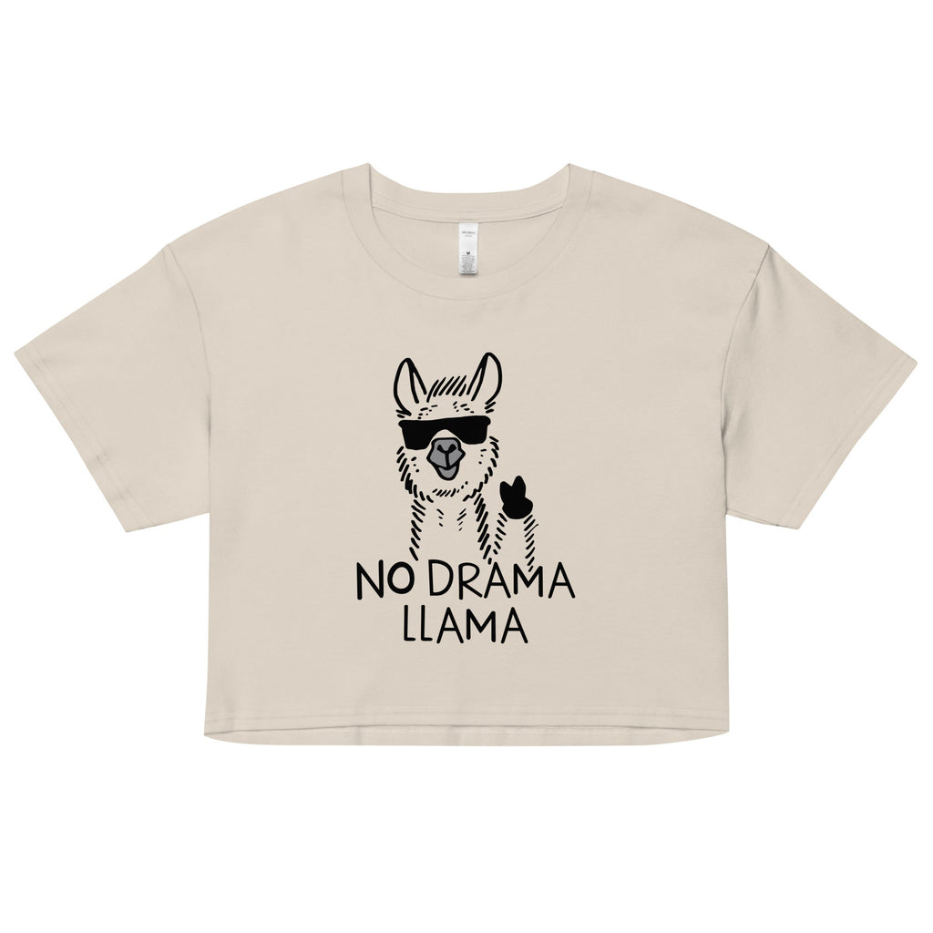 No Drama Llama Women's Crop Tee