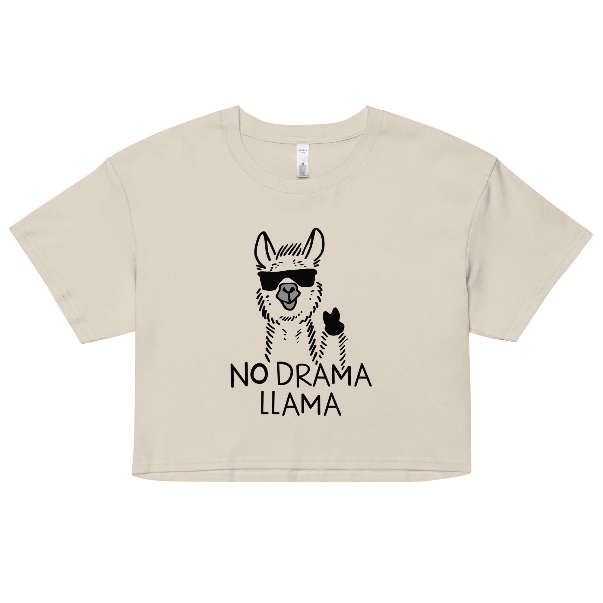 No Drama Llama Women's Crop Tee