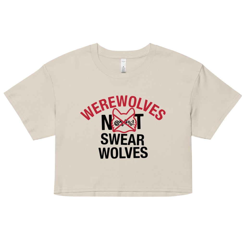 Werewolves Not Swearwolves Women's Crop Tee