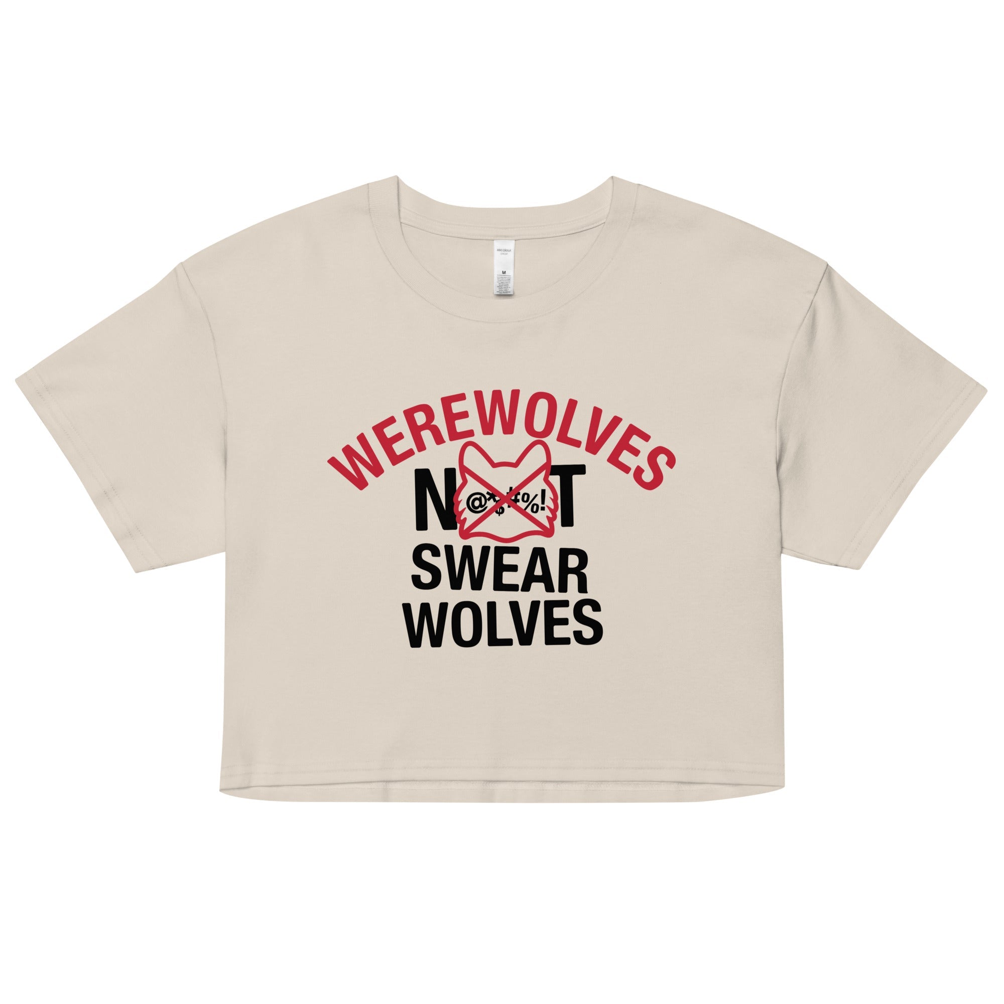 Werewolves Not Swearwolves Women's Crop Tee