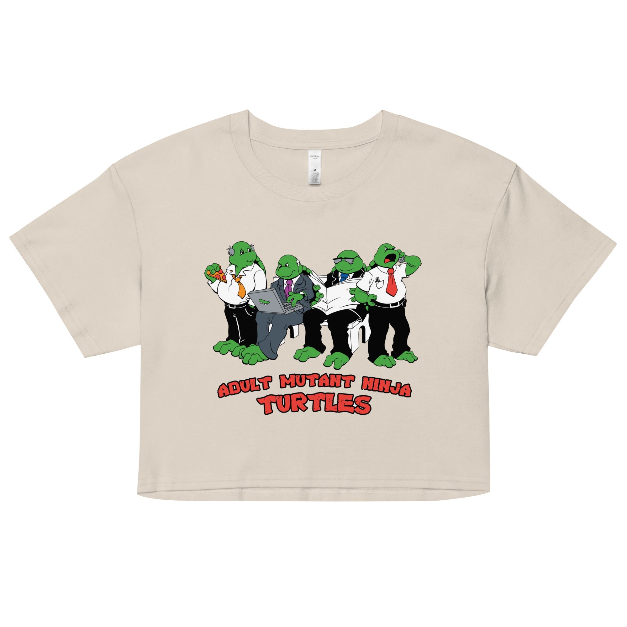 Adult Mutant Ninja Turtles Women's Crop Tee