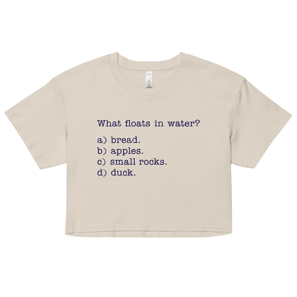 What Floats In Water? Women's Crop Tee