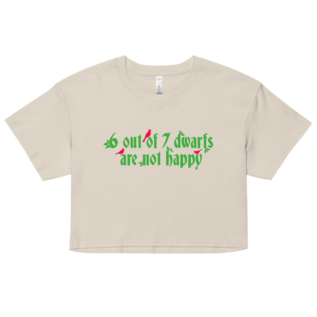 6 Out Of 7 Dwarfs Women's Crop Tee