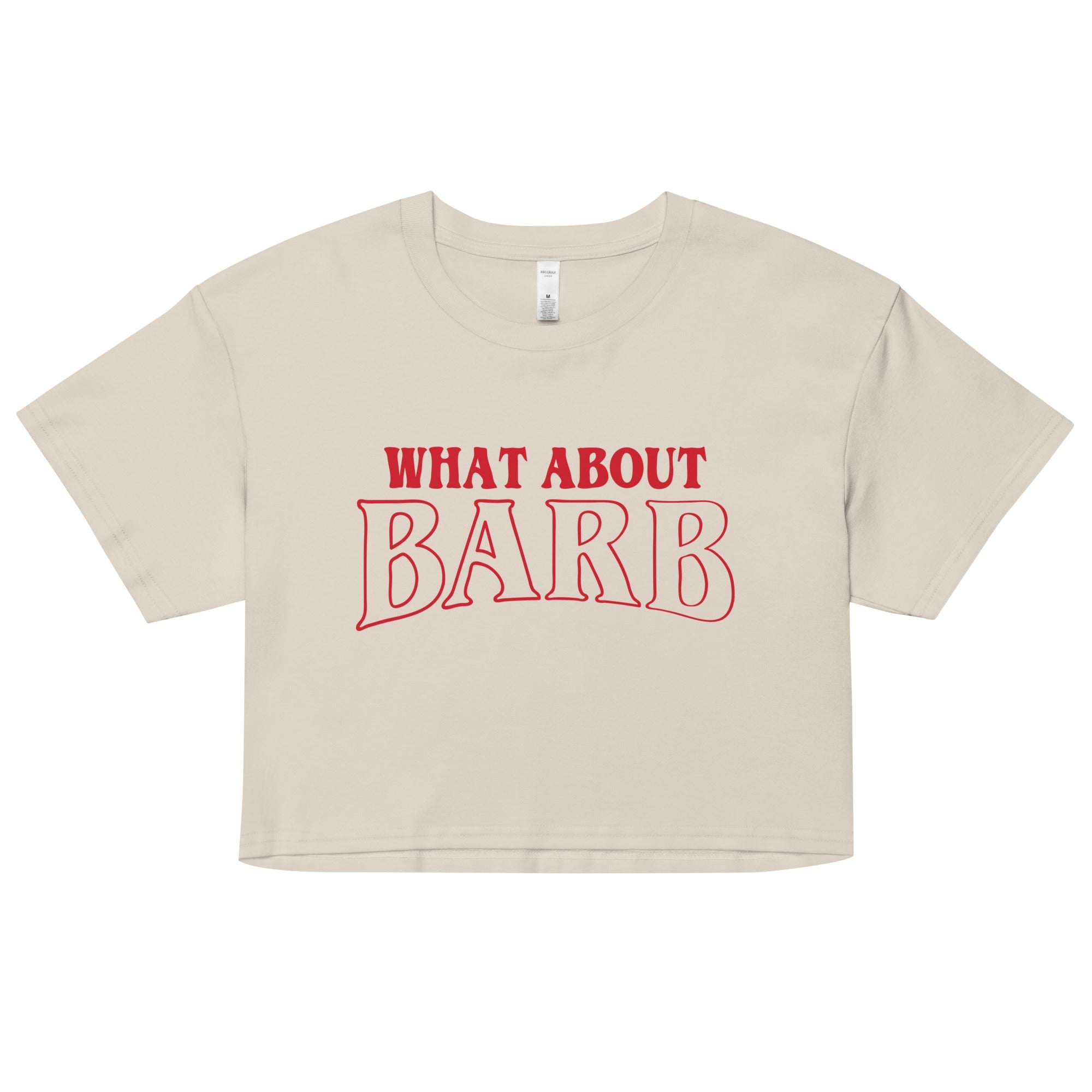 What About Barb? Women's Crop Tee