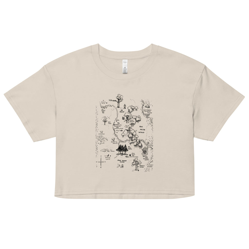 100 Acre Map Women's Crop Tee