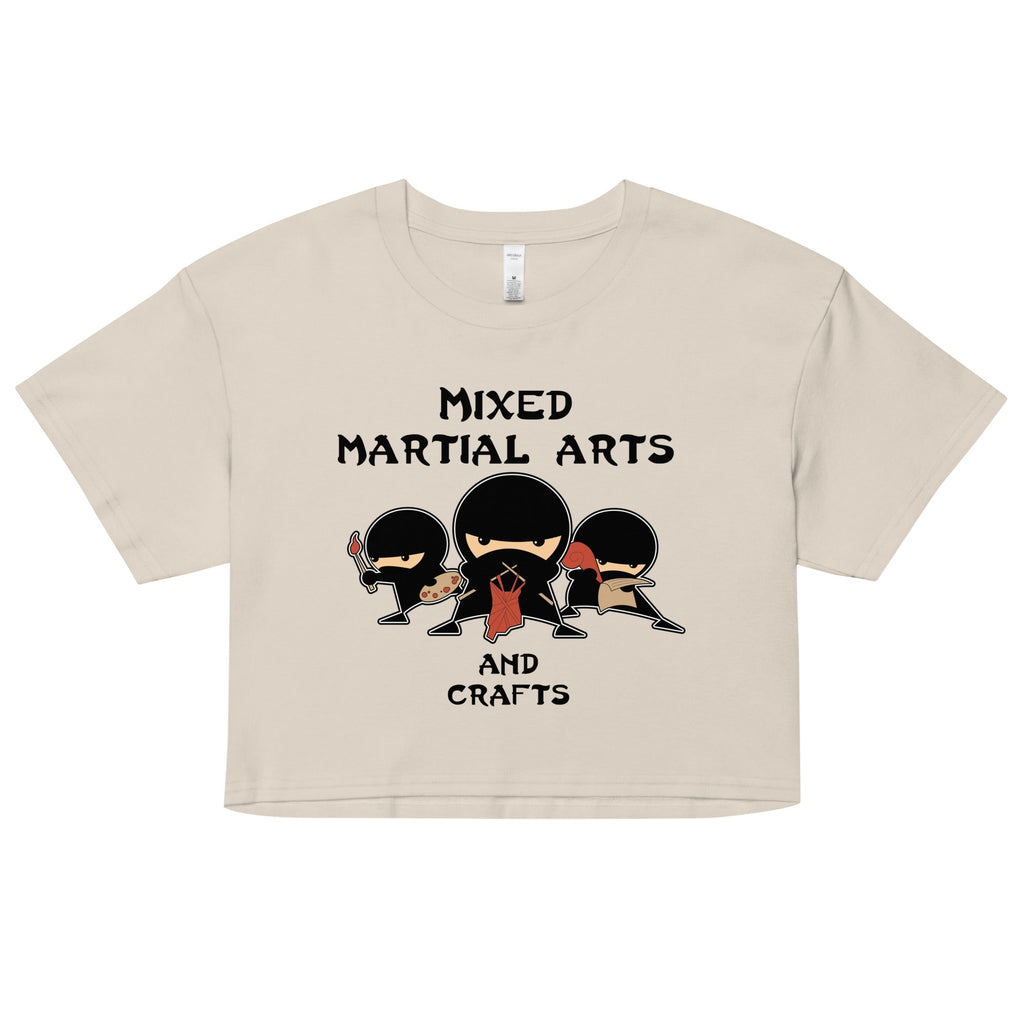 Mixed Martial Arts and Crafts Women's Crop Tee