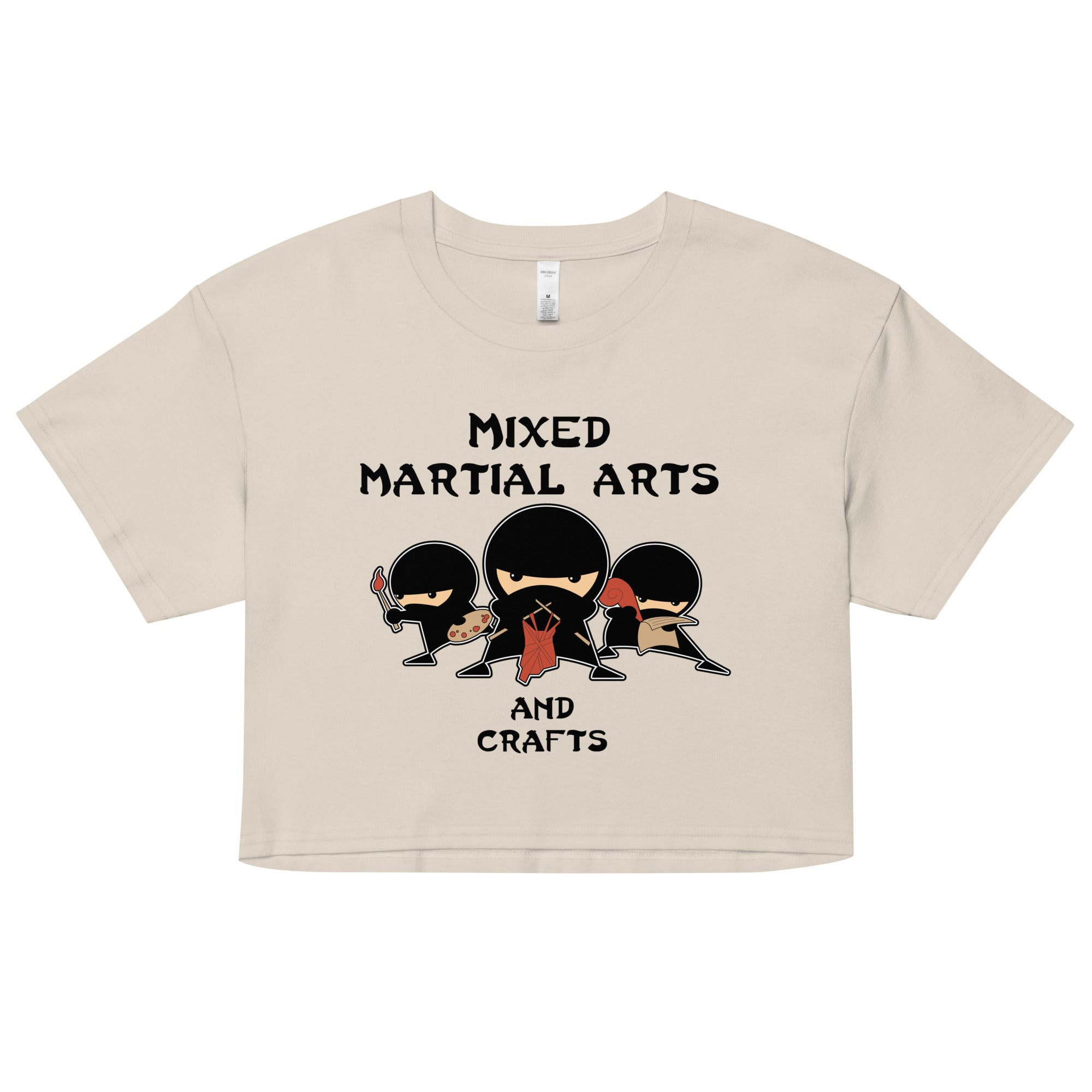 Mixed Martial Arts and Crafts Women's Crop Tee