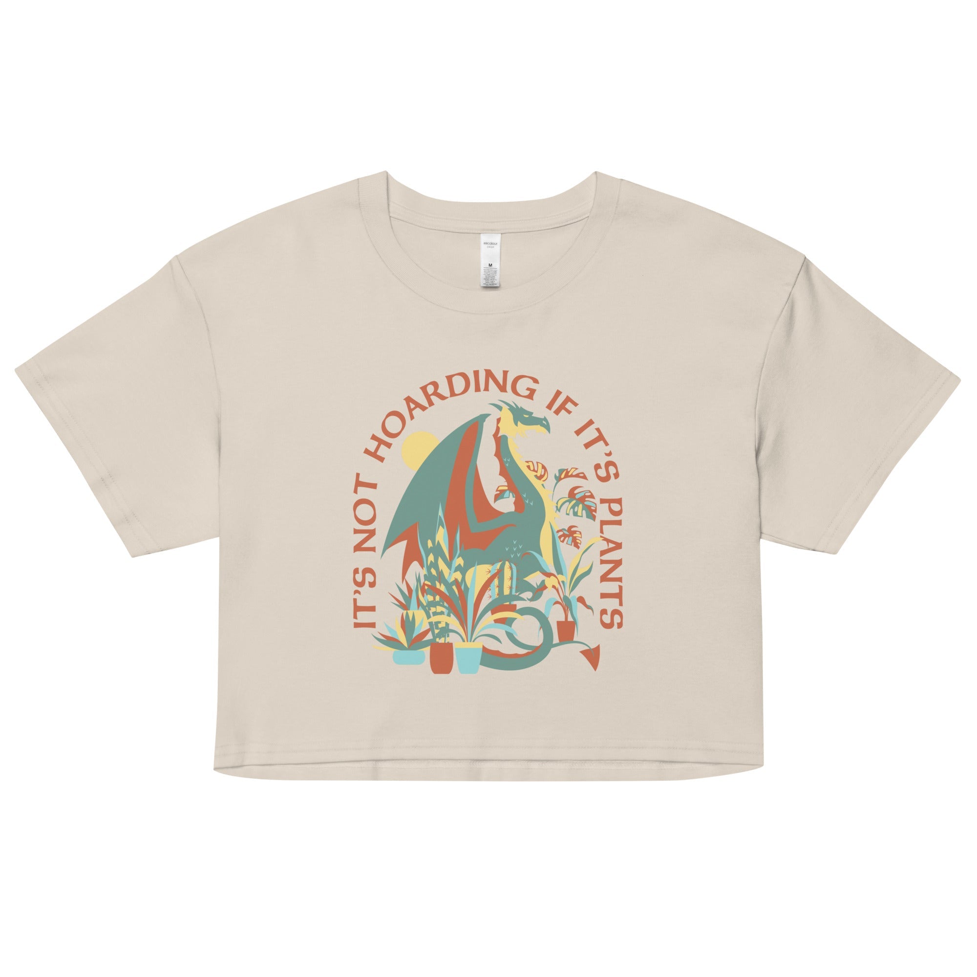 It's Not Hoarding If It's Plants Women's Crop Tee