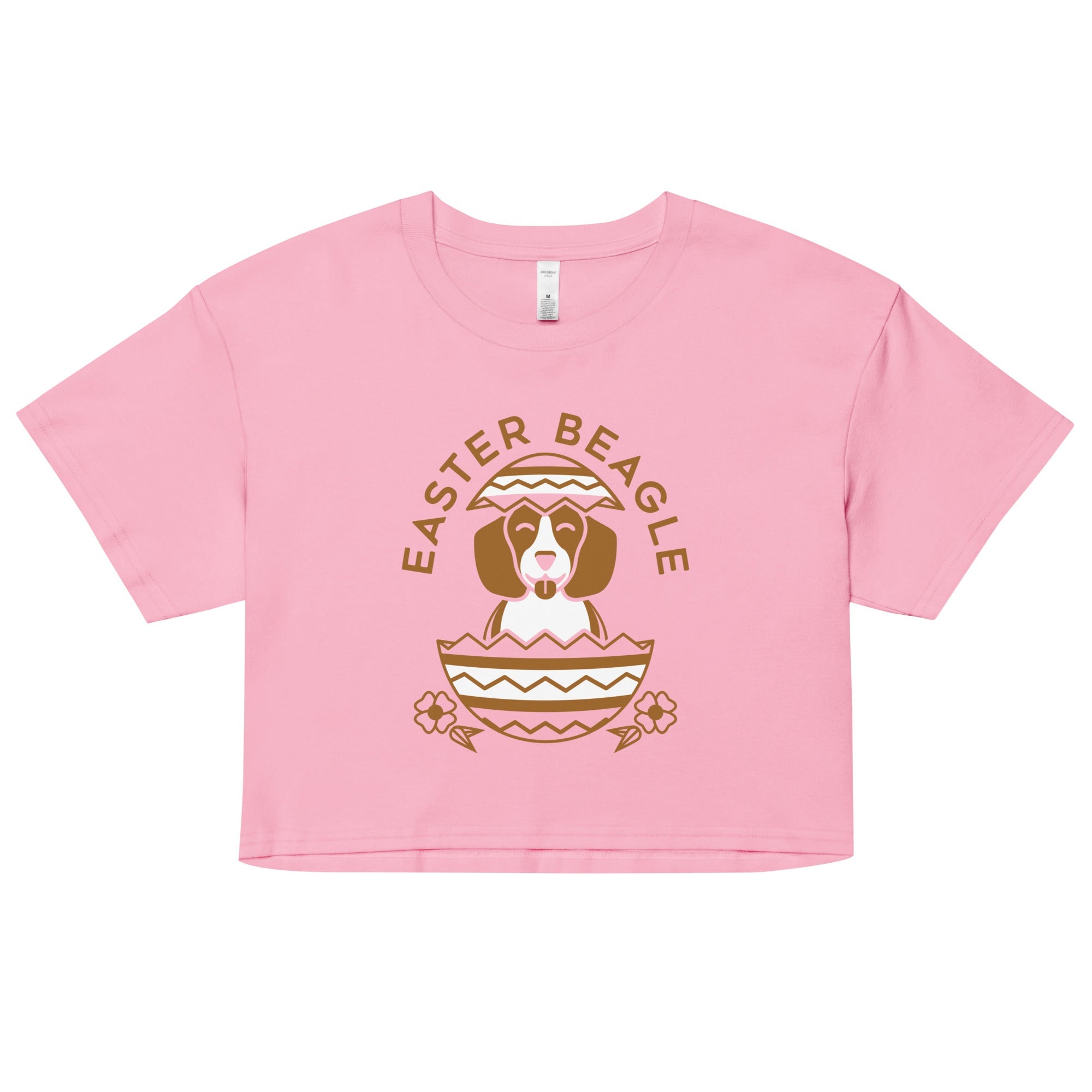 Easter Beagle Women's Crop Tee