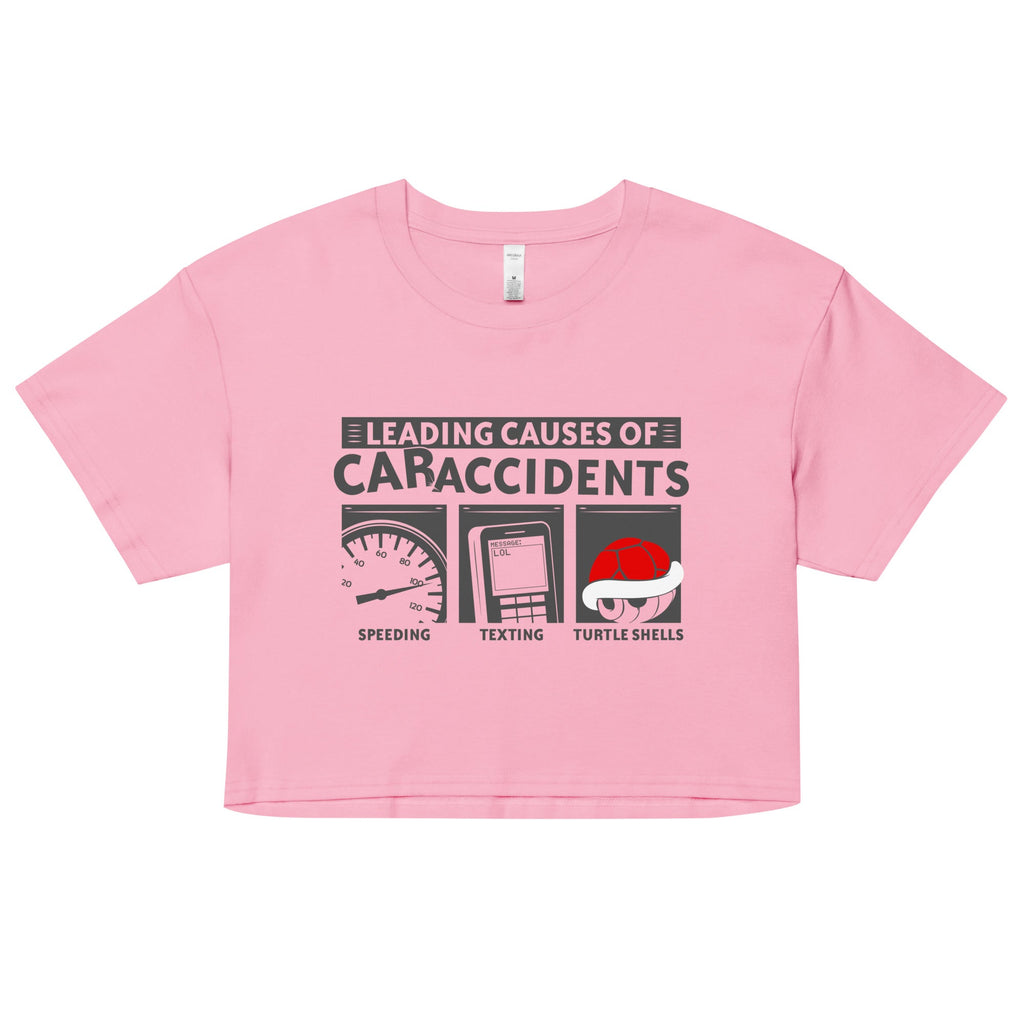 Leading Causes of Accidents Women's Crop Tee