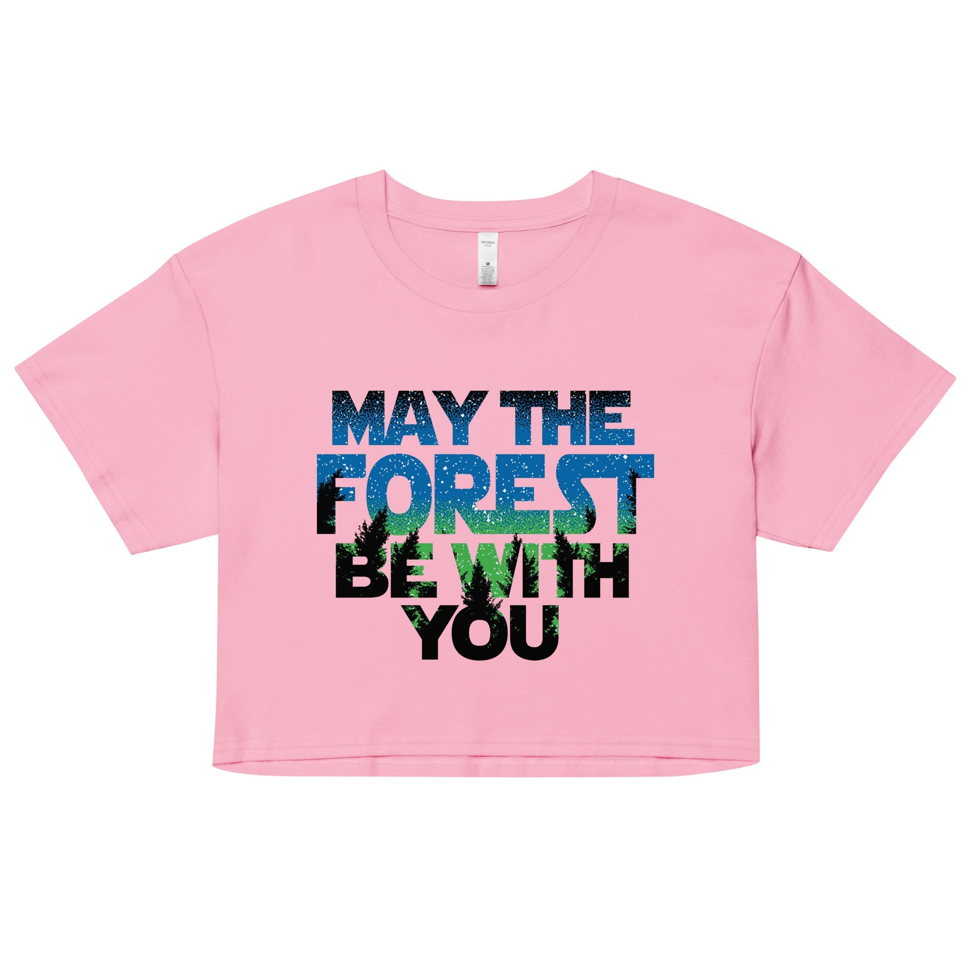 May The Forest Be With You Women's Crop Tee
