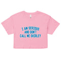 I Am Serious, And Don't Call Me Shirley Women's Crop Tee