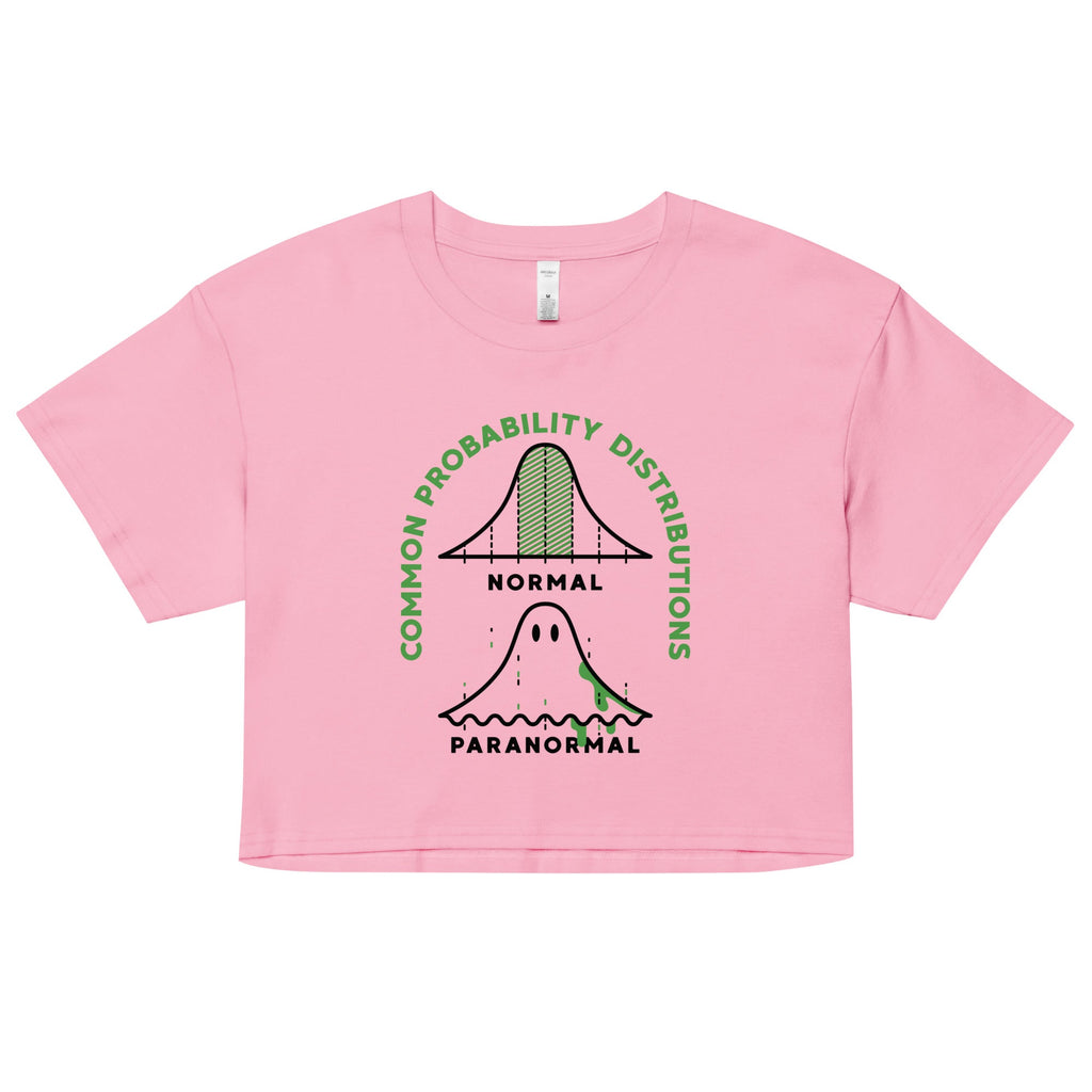 Common Probability Distributions Women's Crop Tee