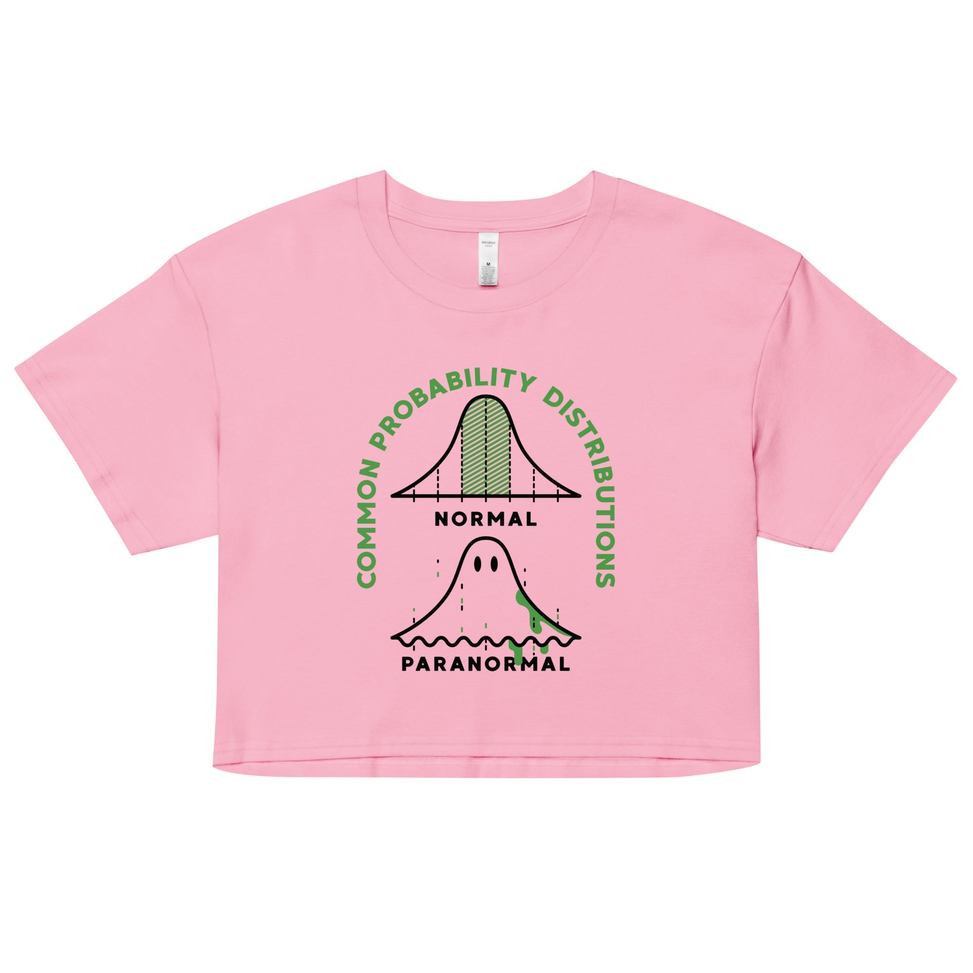 Common Probability Distributions Women's Crop Tee
