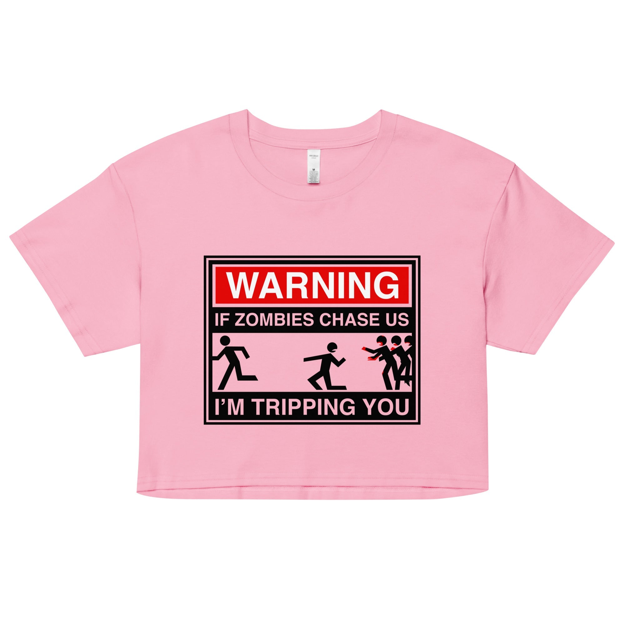 If Zombies Chase Us Women's Crop Tee