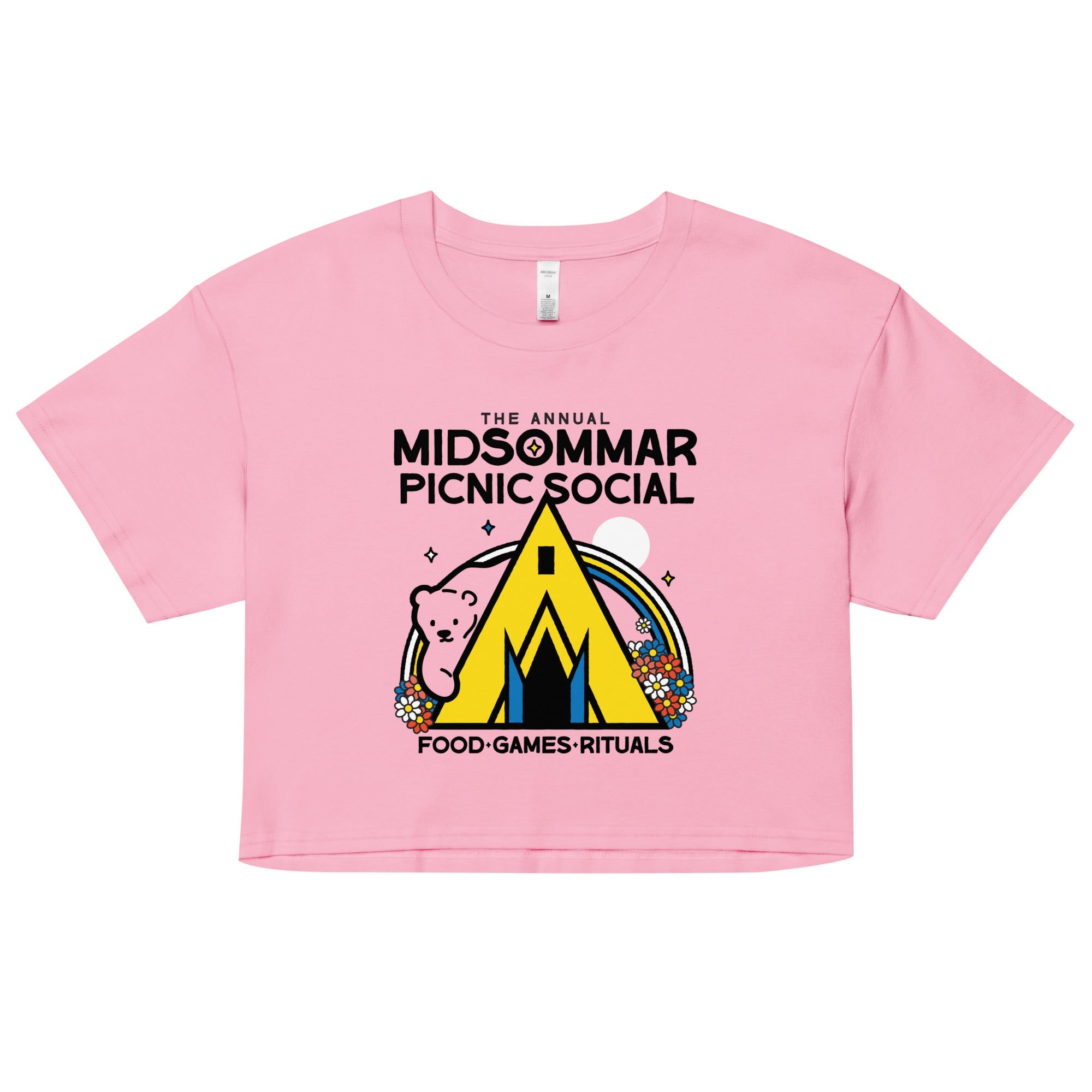 The Annual Midsommar Picnic Social Women's Crop Tee